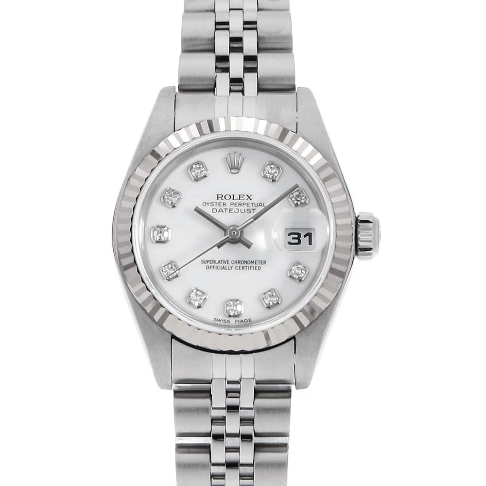 Rolex — ROLEX Datejust 10P Diamond 79174G Silver F Number second hand Women