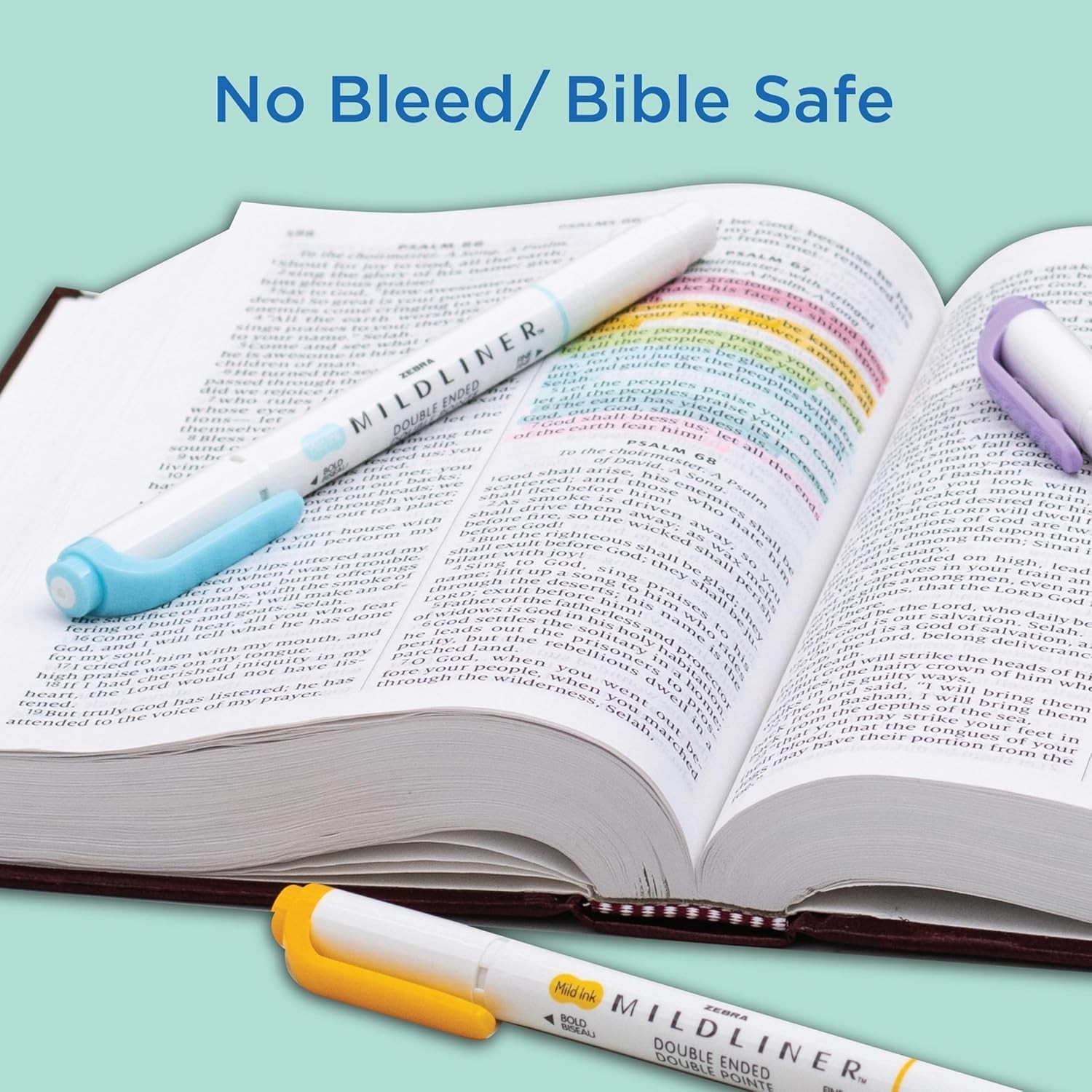 Zebra Pen Mildliner Dual-Tip Highlighters, Broad and Fine Office Product