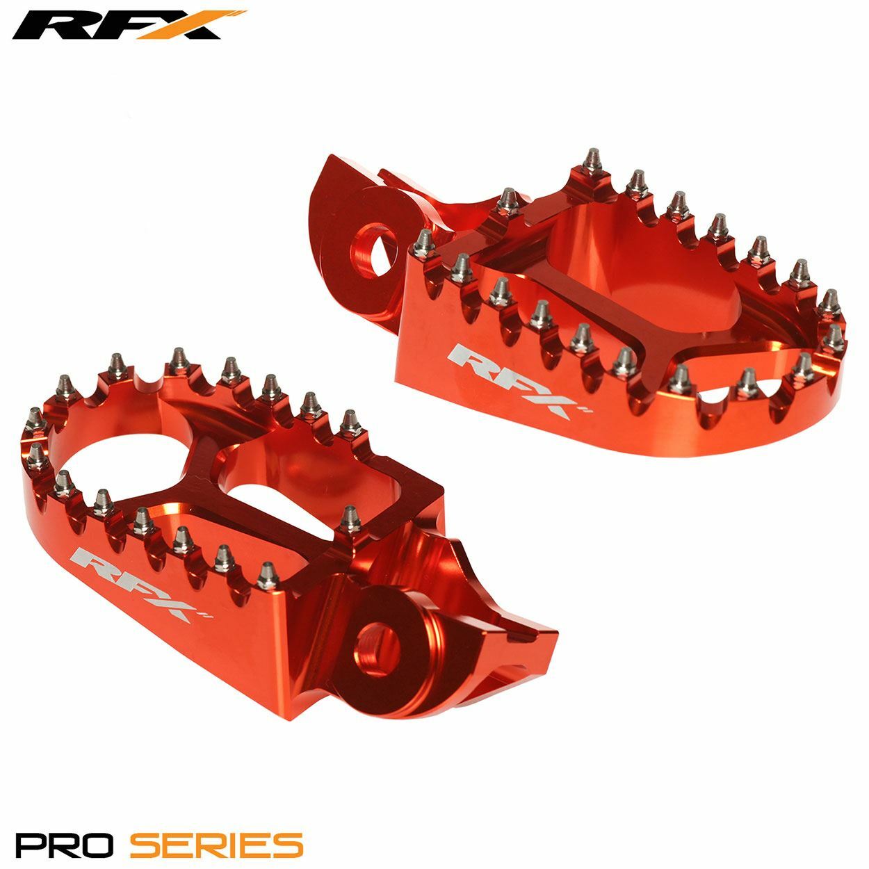 RFX Pro Footrests (Orange) KTM SX85 18-20 SX125-450 16-20 (Except 250 2T 2016)