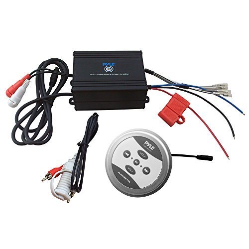 Waterproof Bluetooth Marine Amplifier Receiver Weatherproof 2 Channel