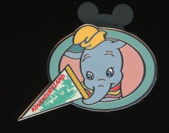 2025 Niftie Fifties Pennant Mystery Dumbo Adventureland LE 550 Disney Pin