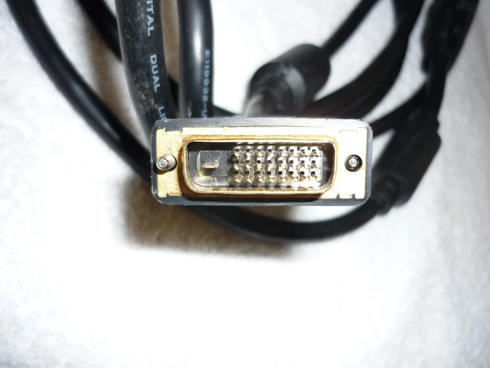 DVI-D Male Video Monitor Cabel Adapter Converter 24-1 Pins 10Ft Excellent W C - Image 3 of 4