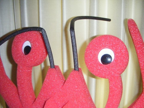 2014 LOBSTER OR CRAB FOAM HEAD Chris March's Big Fun Target w/Tags Damaged - Picture 3 of 4