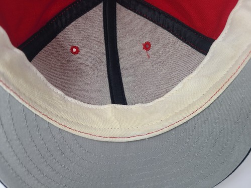 Vintage Boston Red Sox New Era 59Fifty Pro Model Fitted 7 1/4 Hat Cap Wool Red - Picture 13 of 14