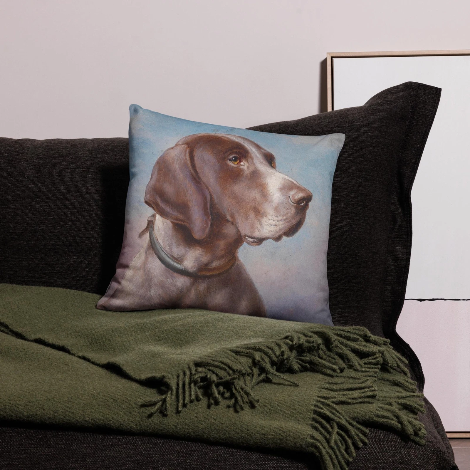 Throw Pillow Case Dog 2