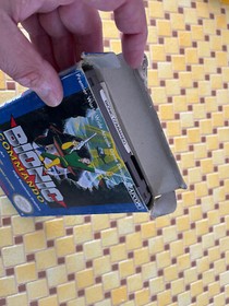 jeu nintendo NES "bionic commando" FRA 1985 boite notice et cale