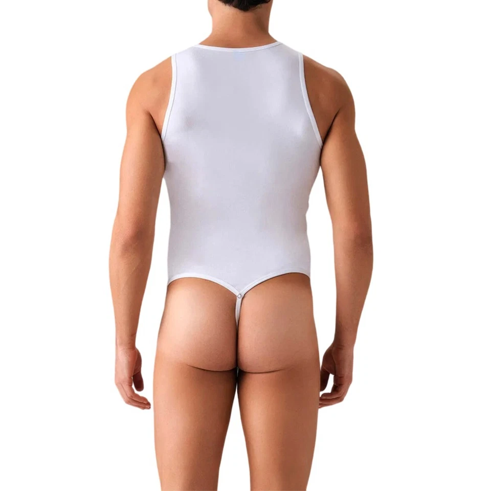 Body uomo Doreanse 3033 cotone stile perizoma a G - Immagine 2 di 4