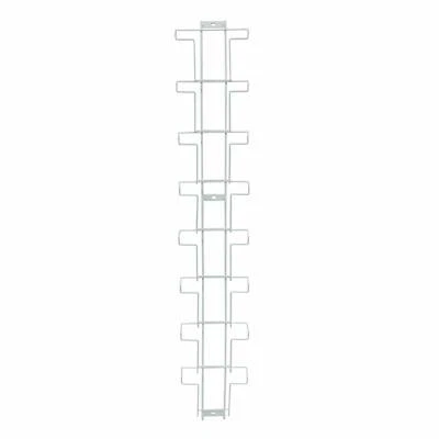 DISPLAY STANDS LTD Wall Panel Rack for C5 Greeting Cards - 8 Portrait Pocket Shop White (J16P/W)