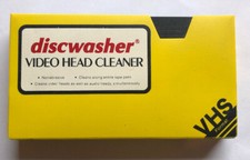 VINTAGE VHS DISCWASHER VIDEO HEAD CLEANER.