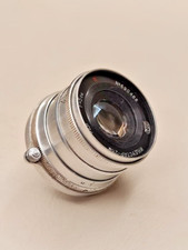 Vintage red P Industar 26M 2.8/52 mm M39 rangefinder lens