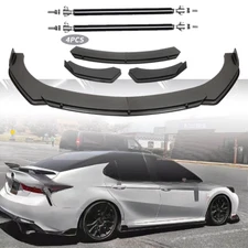 Carbon Front Bumper Lip Splitter Spoiler Body Kit For Camry SE XSE 2018-20
