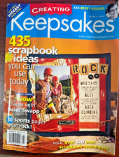Creating Keepsakes Magazine - March 2004 - Vintage  NLA - NEW 