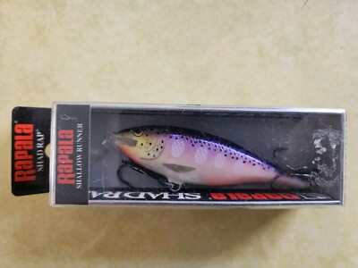 Rapala SHALLOW SHAD RAP 9 SSR-9 BLACK BOX PURPLEDESCENT NIB