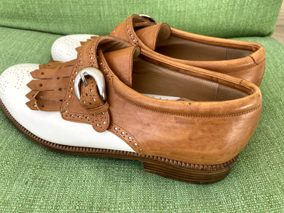 ウォルタージェヌインゴルフシューズハンドメイドイタリー製