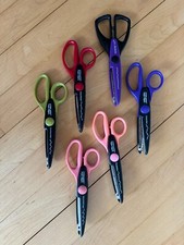 6 Fiskars Paper Edgers Scissors various patterns