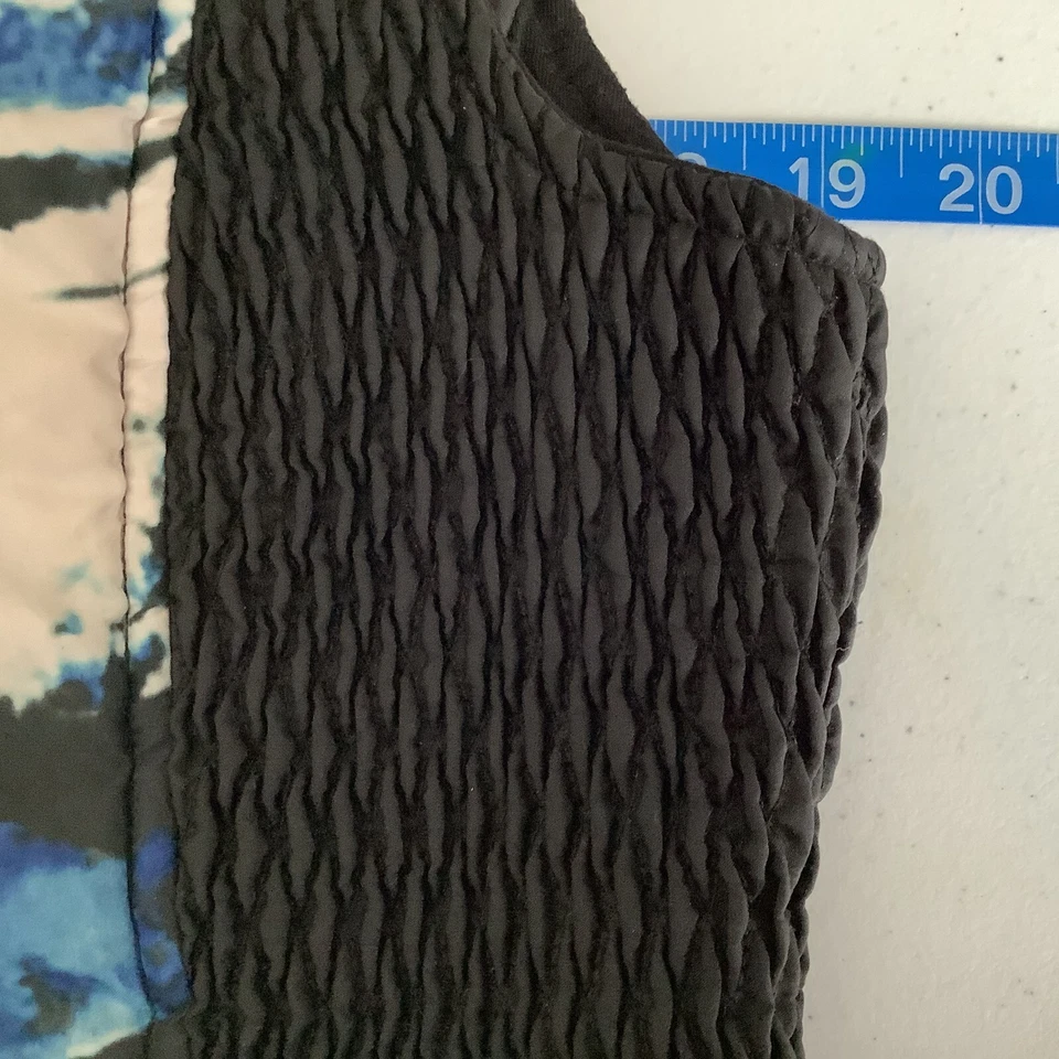 Chaleco Marc New York Para Hombre Patrón M Cremallera Completa Elástico Lados Cuello Alto Foto 3 de 4