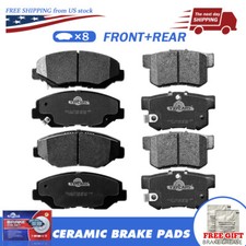Front & Rear Ceramic Brake Pads for 2013 2014 2015 Acura ILX