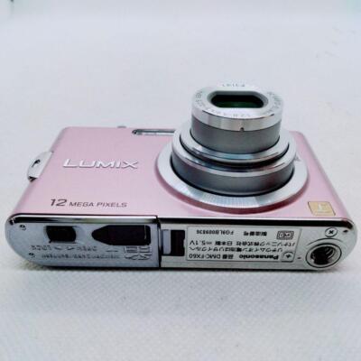 Panasonic LUMIX DMC-FX60 Pink Compact Digital Camera with Box Used