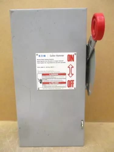 Eaton Cutler Hammer DH361UGK 30 Amp Heavy Duty Safety Switch Type 1 Enc  49147LR