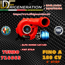 TURBO MAGGIORATO 716665 Alfa Romeo 147, 156, 150cv-Fiat Stilo 1.9 JTD