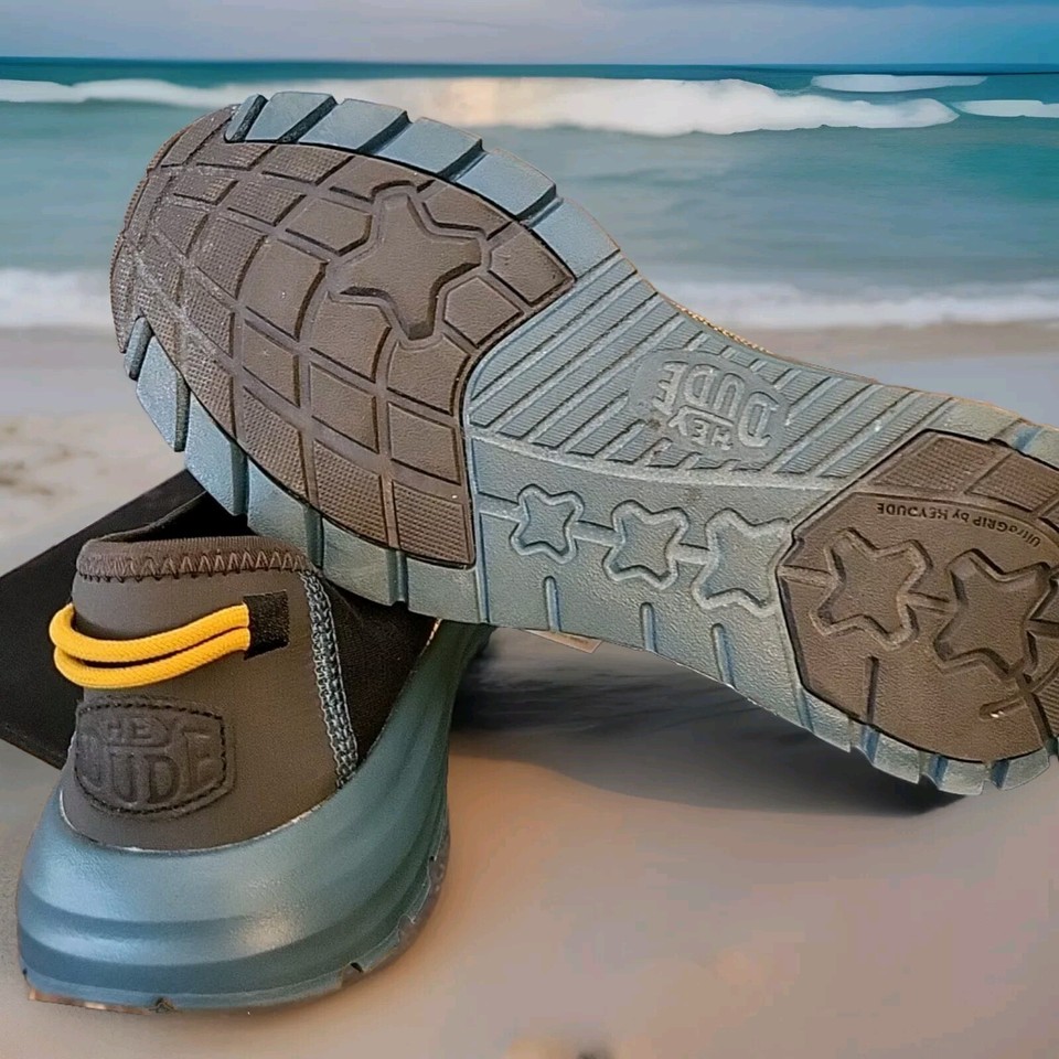 Hey Dude Shoes Mens Size 9 Wally Blue Casual Loafer Style eBay