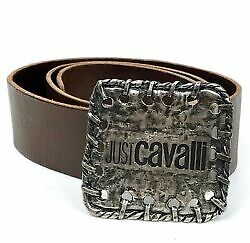 Roberto Cavalli CLASS White Leather Belt New Size M | eBay