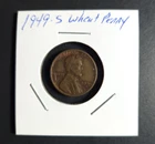 1949 S LINCOLN WHEAT PENNY COIN *B* *FINE*