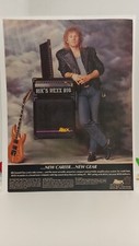 RIK EMMETT TRIUMPH - REXX GUITAR AMPLIFIERS  1998- 11X8.5  PRINT AD.  9