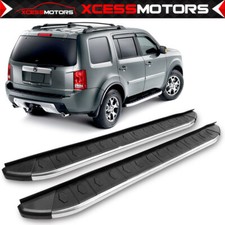 Fits 09-15 Honda Pilot Yf34 Running Board Side Steps Rail Bars Aluminum Set