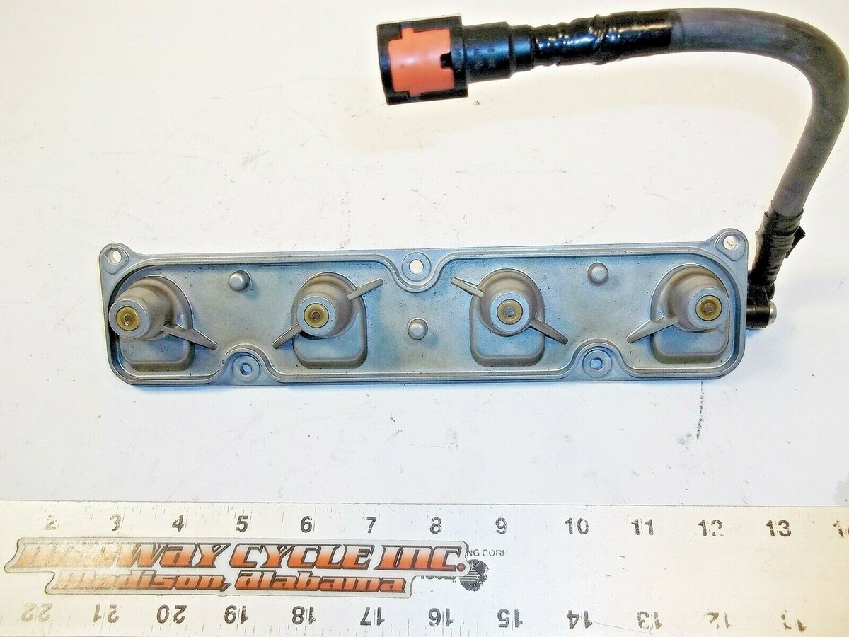 その他 Mie KAWASAKI 06 ZX6R NINJA FUEL INJECTOR RAIL PLATE 49033-0009 ZX-6R