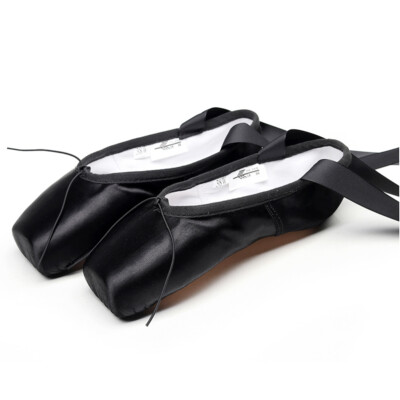 Pink Satin Professional Ballet Dance Shoes Girls Women Ladies Red Pointe  Shoes