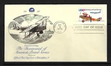 USA  SC # 1574 Early Plane And mail FDC . Fleetwood Cachet