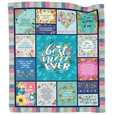 NIECE GIFTS FROM AUNTIE GIFTS FOR NIECE BLANKETS BIRTHDAY GIFTS FOR NIECE FROM A