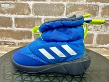 Adidas Monofit Royal Blue Winter Lined Trainer Snow Boots Boys Toddler Size 6K