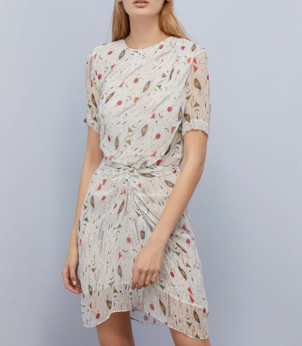 isabel marant silk mini dress Isabel Marant Silk yellow mini Dress by Isabel Marant