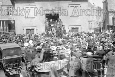 epp-59 Wahlproklamation, Tetbury, Gloucestershire um 1910. Foto