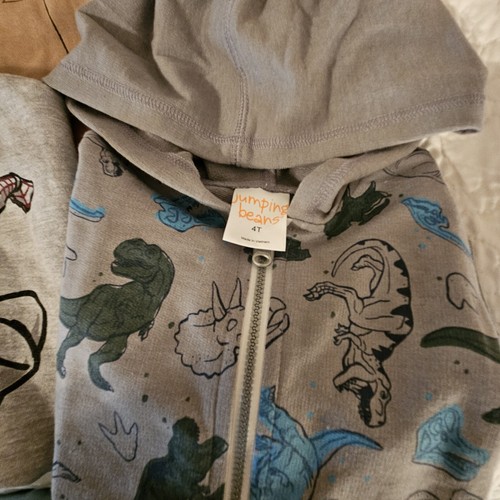 Bundle Of Boys 2 Hoodies And 3 Sweatshirts Sz 4T Spider-Man Star Wars Dino - Picture 3 of 7