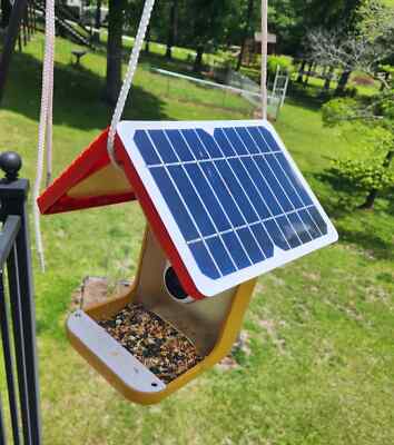 ROOF ONLY Bird Buddy Compatible Solar Charger RED Roof