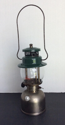Vintage 1949 Coleman Lantern Model 242C Single Mantel Nickel Sunshine of the...