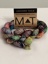 Madelinetosh Hand Dyed Yarn Skein Unicorn Tai...