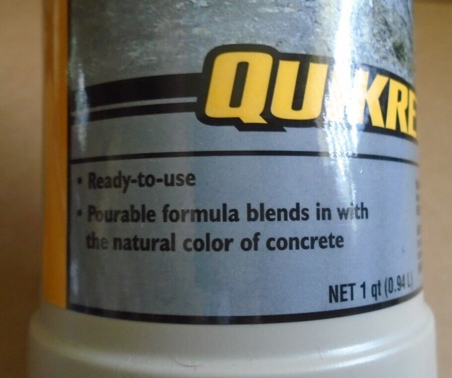 Quikrete ReadyToUse Quart Natural Gray Concrete Crack Seal....NEW eBay