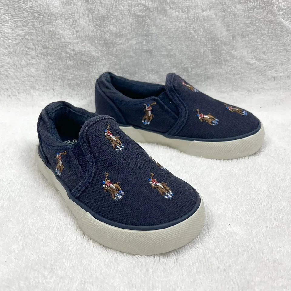 Polo Ralph Lauren Bal Harbour Repetición Multi Pony Informal Tenis Niño Pequeño 7 Foto 4 de 4