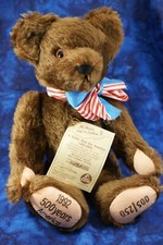 H3 - Hermann Mohair Bear, Brown,  1992, 500 Y...