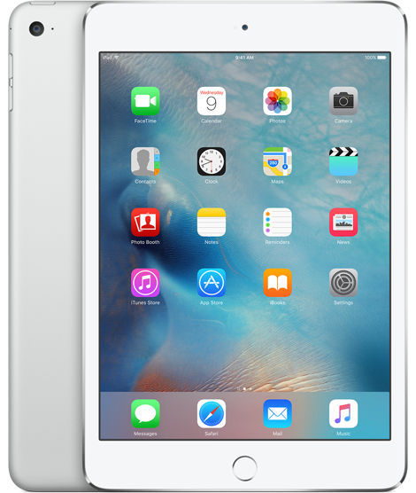 Apple iPad mini 4 64GB, Wi-Fi, 7.9in - Silver- Good