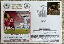 Liverpool v Manchester City 2021 Dawn First Day Cover