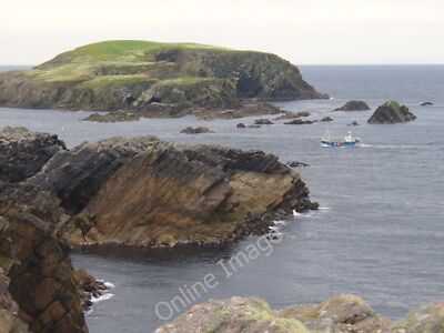 Foto 6x4 Horse Island Grutness Horse Island hat die gleichen abfallenden Sandsto c2010