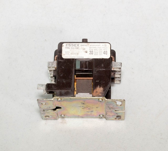 POWER CONTACTOR COIL 50//60 Hz 120V ESSEX RBM CONTROLS TYPE 154-C1B3