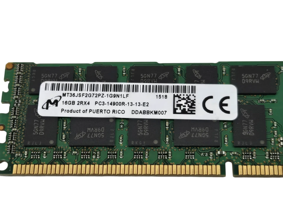 Lot of 29 HP 712383-081 MT36JSF2G72PZ-1G9N1LF 16GB DDR3 1866MHz REG ECC - Image 2 of 4