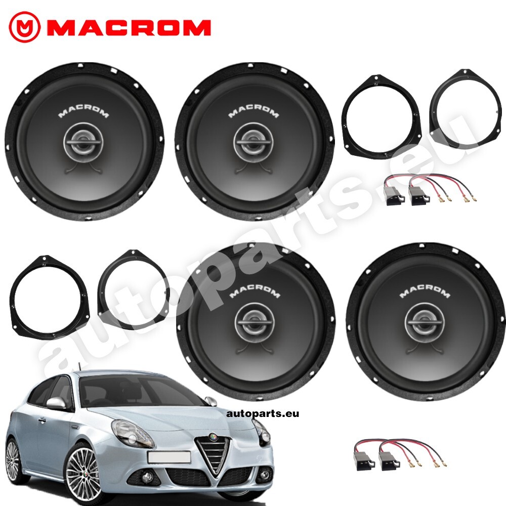 Kit Audio Macrom per Giulietta - Il Suono Perfetto per i Tuoi Viaggi