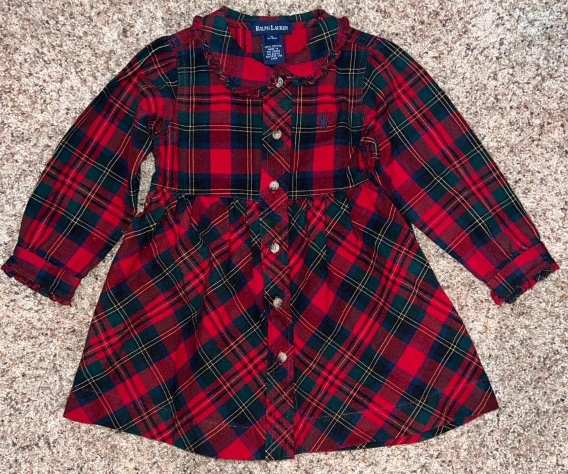 Ralph lauren outlet toddler christmas dress